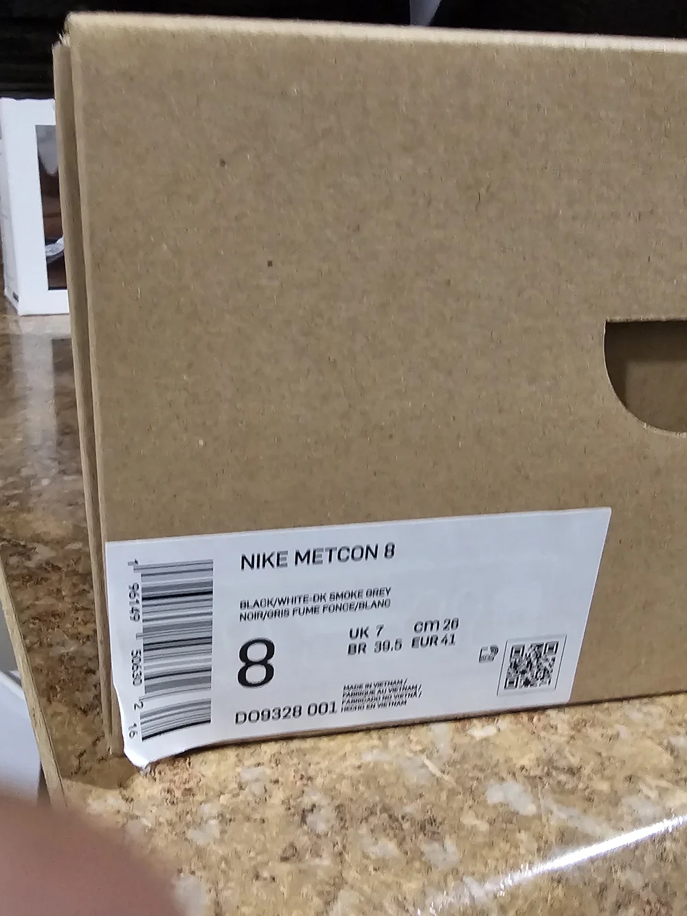 Nike Black and White Athletic Sneakers - Lock LacesMen's sz 8 M Nike Metcon 8 B